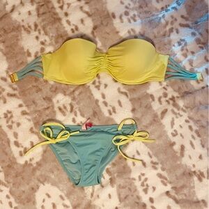 VS Neon bandeau bikini